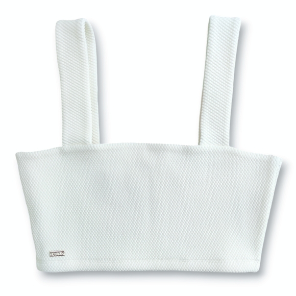 Lune Active Moon Bandeu Bra Crop Top Marshmellow Size Small - Picture 2 of 6